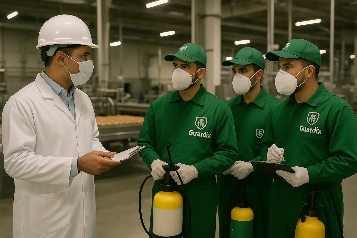 عمليات رش حشرات الكويت في مستودعات الشعيبة